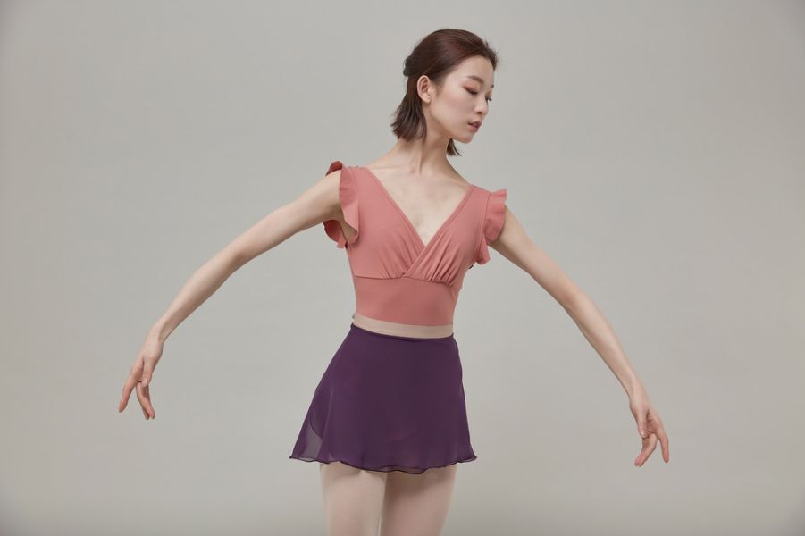 韓國Ballessimo - Grape寬綁帶舞裙 (그레이프) 