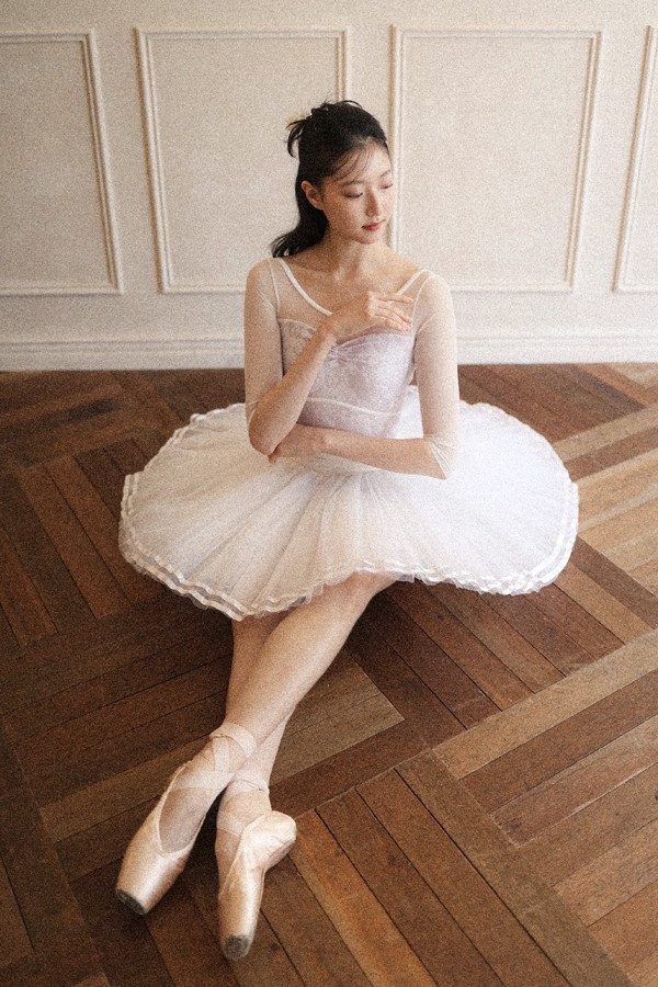 韓國iilaire - Antique Pink七分袖舞衣 