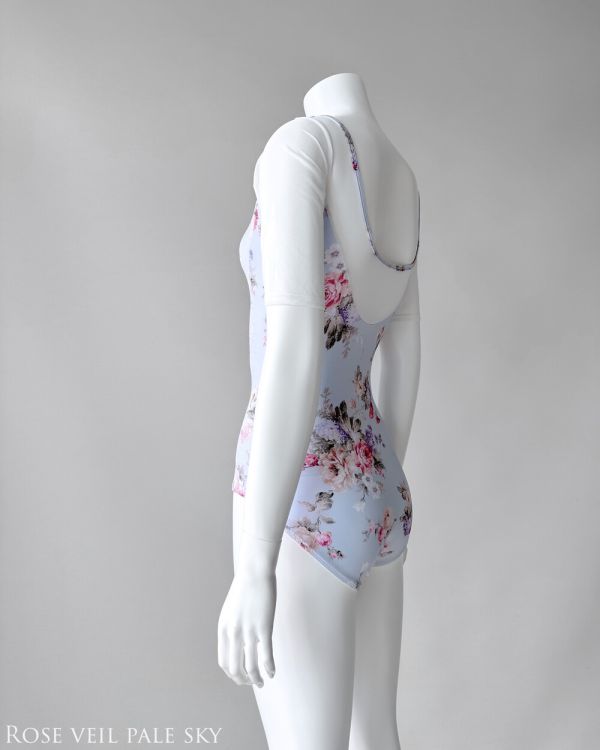 韓國yoora - Rose Veil五分袖舞衣 (Sky) 