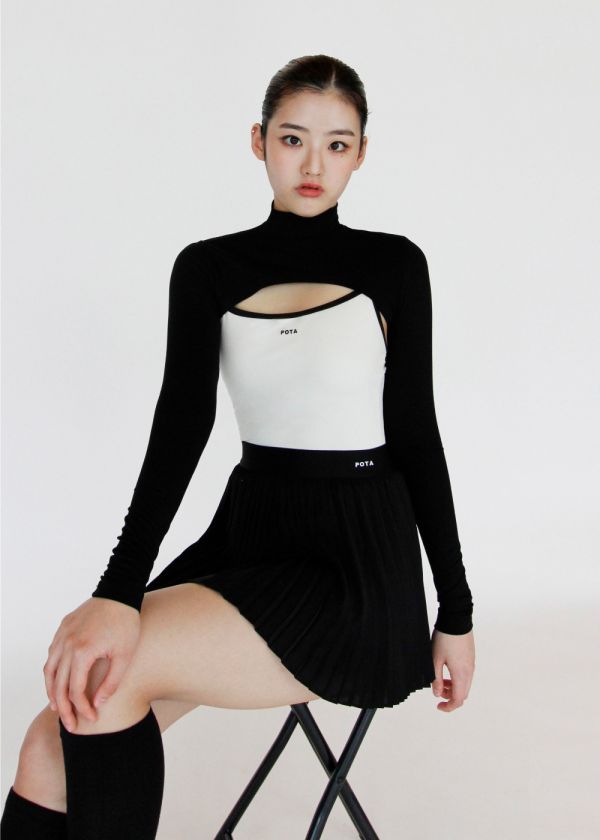 韓國POTA - 3 skirt舞裙 (Black) 