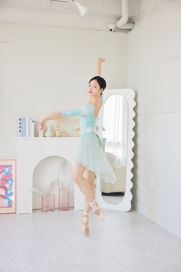 韓國Entrechat - Cloud Dream長袖舞衣 (Light Green) 