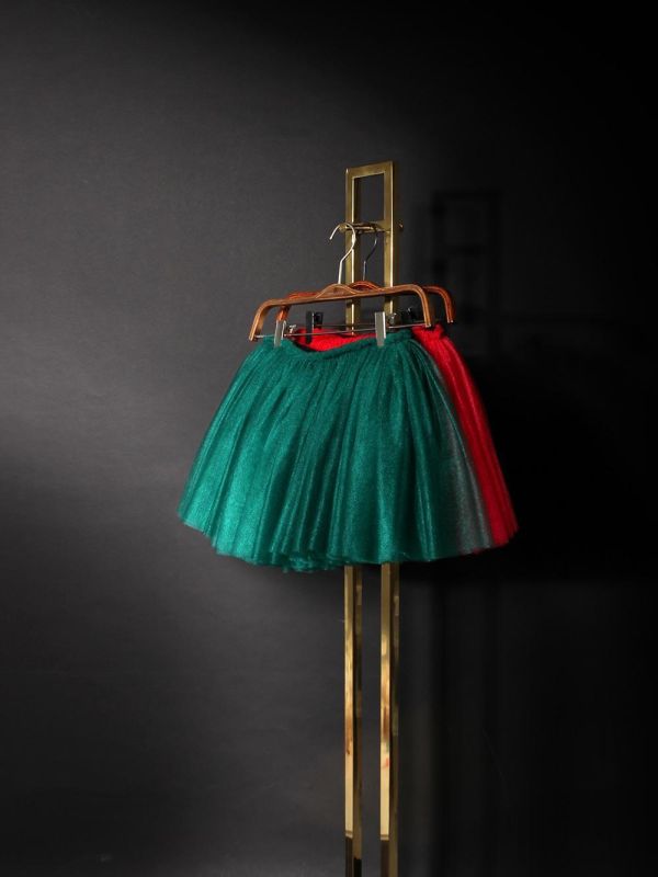 韓國LEVDANCE - 訂製款 Charmant Petit tutu (ROYAL GREEN) 