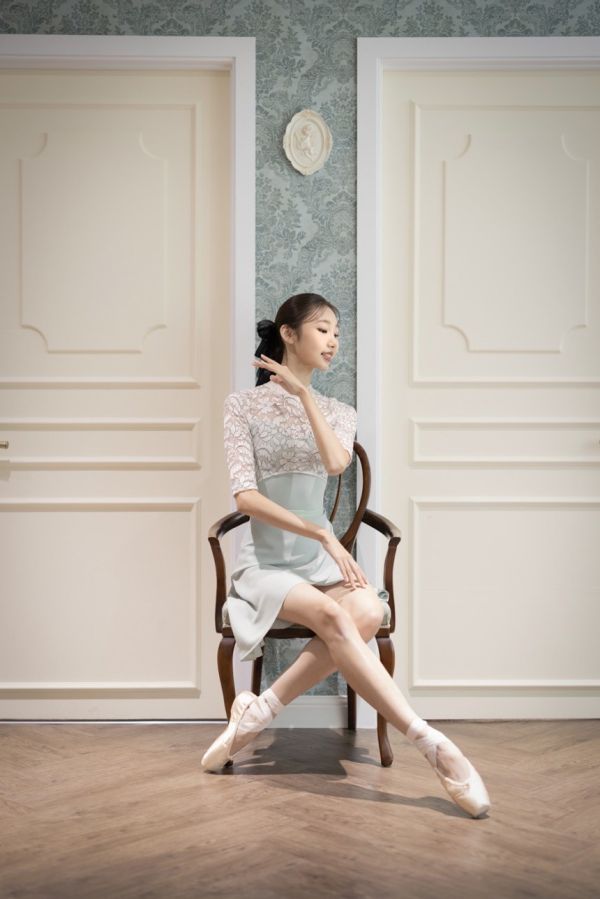 韓國iilaire - Camila五分袖款舞衣 (兩色) 