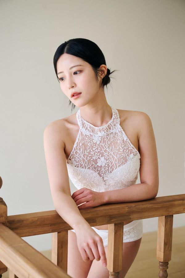 韓國FORALL - Bridal Premium White鋼管舞衣 (上衣+短褲) 