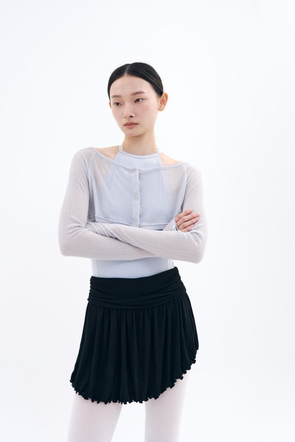 韓國toitoi - Unfold Shirring舞裙 (Black) 