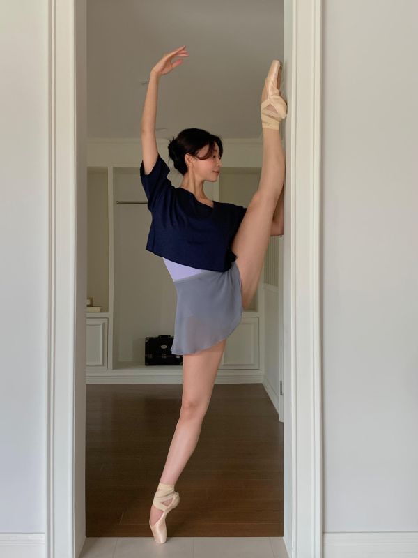 韓國Bonanza - Misty Blue雪紗舞裙 (미스티블루) 