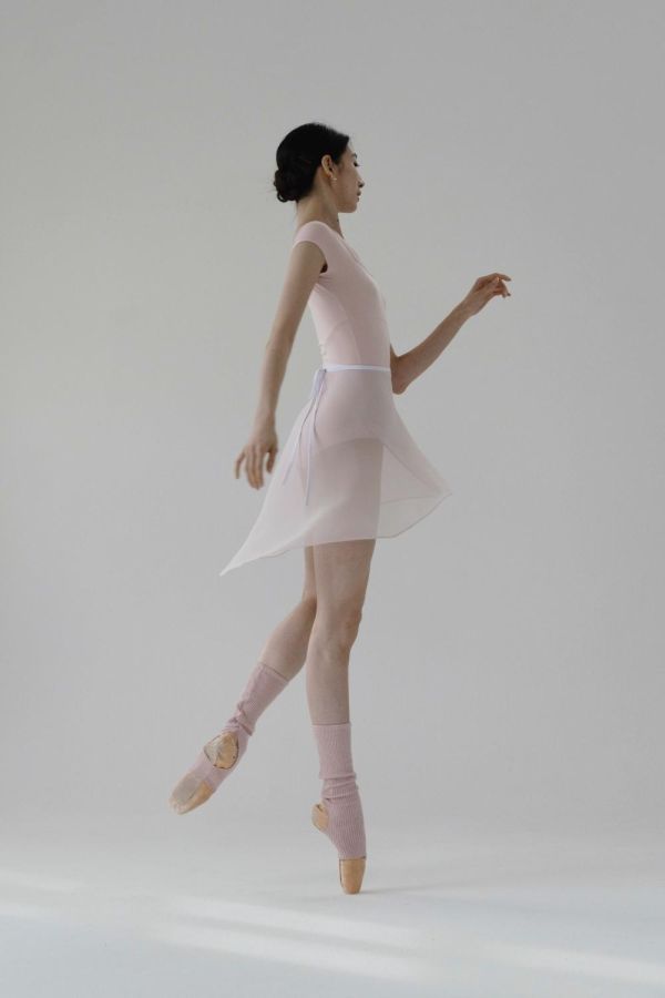 韓國Bonanza - Ash Pink雪紗舞裙 (애쉬핑크) 