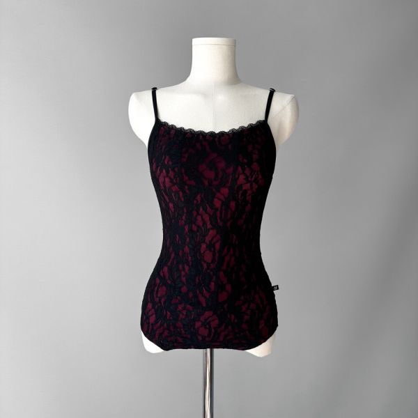 韓國yoora - Scarlett Wine舞衣 (肩帶可調) 