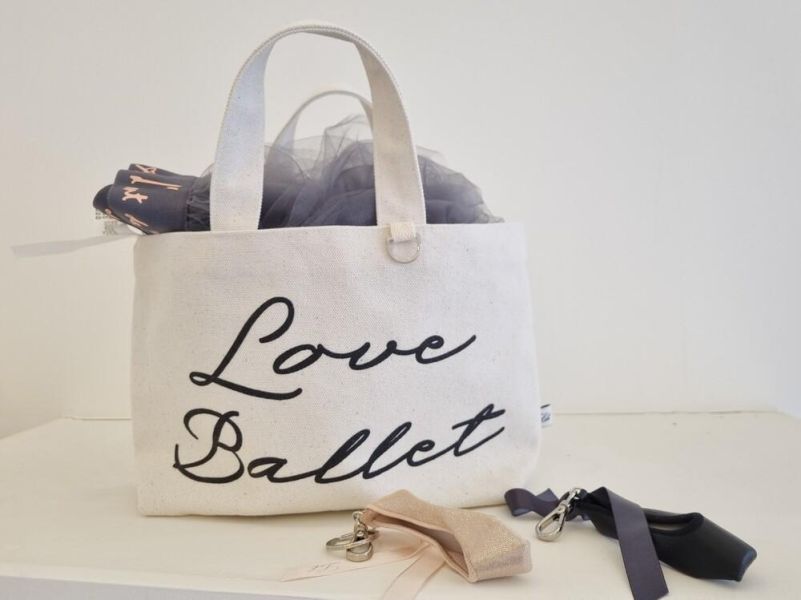 韓國Leh - LOVES BALLET帆布包包 