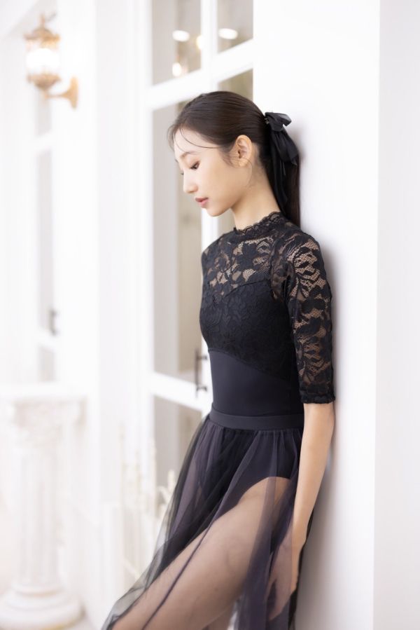 韓國iilaire - Camila五分袖款舞衣 (兩色) 