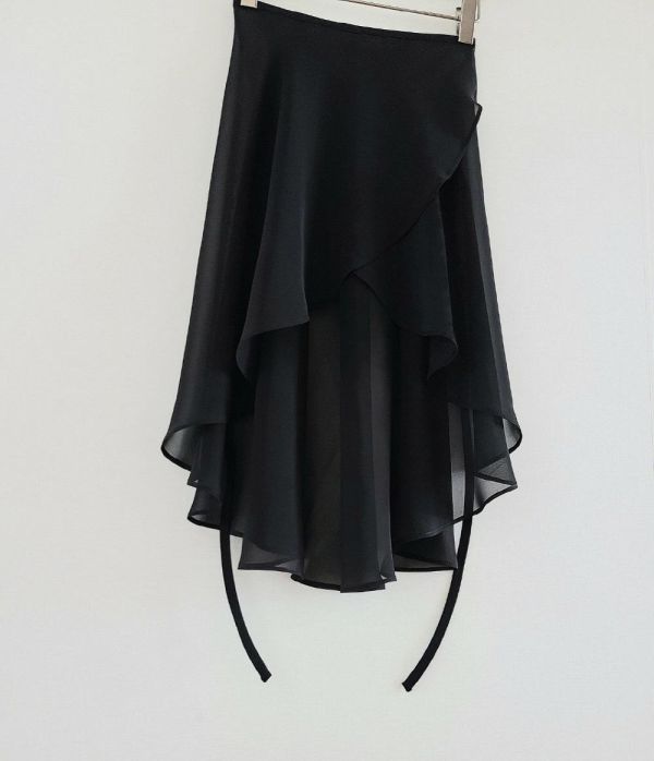 韓國Sissone - Black綁帶舞裙 