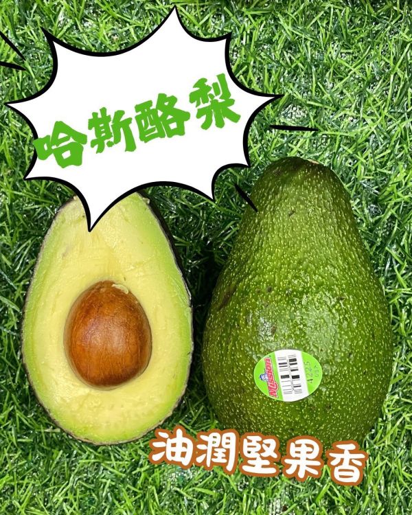 哈斯酪梨 🥑🇺🇸美國哈斯酪梨-多種吃法,百搭又美味 酪梨
✅ 果皮粗糙 × 果肉細緻
✅ 奶油般的滑順口感,淡淡堅果香氣🧈🌰
✅ 富含好油脂、飽足感滿分！