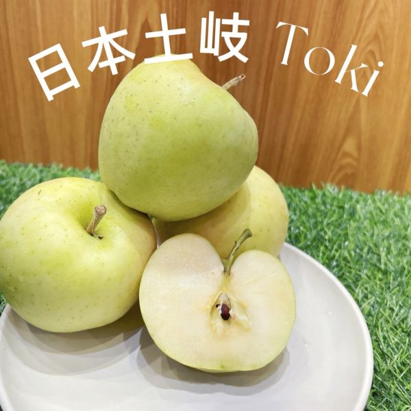 日本土歧TOKI 水蜜桃蘋果 青森縣土岐蘋果 (TOKI)  腮紅蘋果 青森蘋果
🍏 口感清脆爽口
🍯 果汁香甜豐沛
🌸 香氣迷人

💛 黃金果皮在陽光下,會帶上粉嫩腮紅（粉紅/橘紅色）😳
顏值高、甜度高、口感更是滿分！