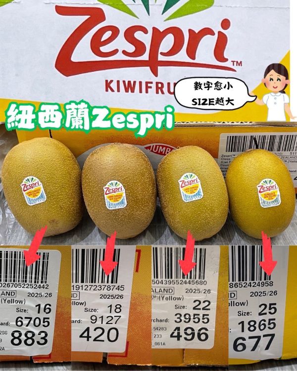 Zespri紐西蘭黃金奇異果 