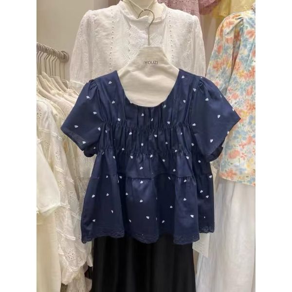 愛心點點可愛娃娃裝上衣 愛心點點可愛娃娃裝上衣