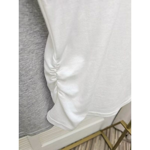 設計肩拼接蕾絲棉質上衣 設計肩拼接蕾絲棉質上衣