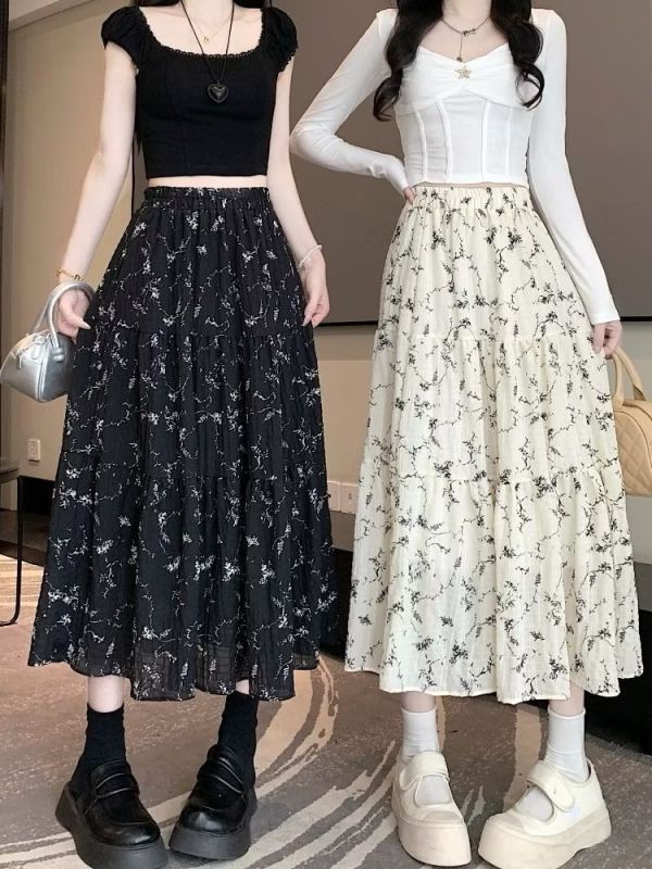 甜美夏季新款碎花長裙 甜美夏季新款碎花長裙