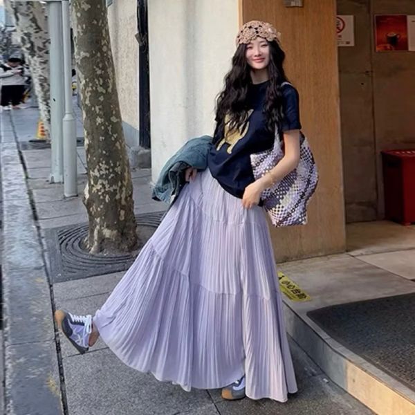 高質感超美百褶雪紡長裙 百褶雪紡長裙