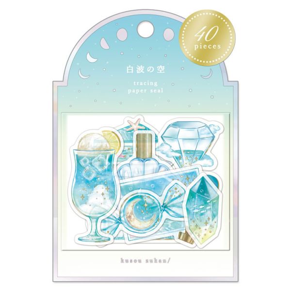 日本 Q-Lia 幻想圖鑑 透明描圖貼紙 日本貼紙, QLIA貼紙, 幻想圖鑑貼紙, 半透明貼紙, 手帳貼紙, 夢幻貼紙, 星空貼紙, 文具控必備, 日系雜貨, 夢幻文具, 日系貼紙, 玻璃感貼紙, 手帳裝飾, 日系生活選物, 木日社選物, 夢幻甜點貼紙, 飲料貼紙, 日本進口貼紙