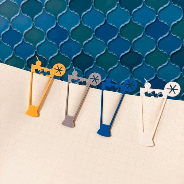 きのこ社 檸檬蘇打 紙製夾子組 木日社,日本文具,日本選物,きのこ社,Kinokosya,喫茶店文具,レスカ,檸檬蘇打,紙製夾子,文具夾,日本製文具,環保文具,復古文具,昭和風文具,文具雜貨,設計文具,喫茶系列,文具控必收,木日社選物