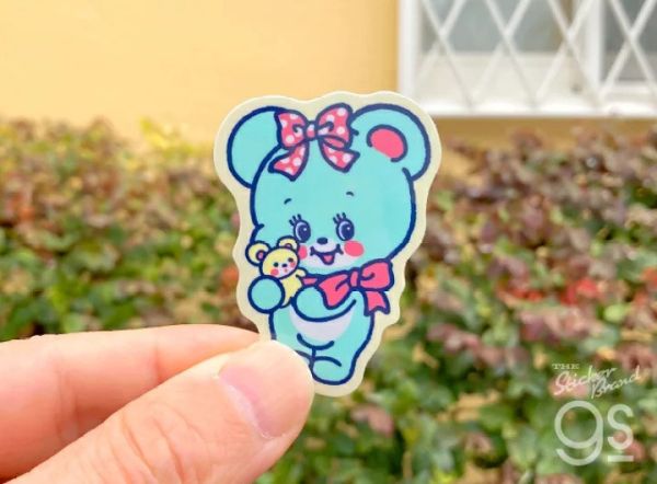 SWIMMER 迷你造型貼紙｜Cammie 系列 夢幻復古角色 日本製耐水耐光 SWIMMER, 日本貼紙, 迷你貼紙, 角色貼紙, 可愛貼紙, 日系雜貨, 復古雜貨, 手帳素材, 行李箱貼紙, 高品質貼紙, 日本選物, 夢幻小物