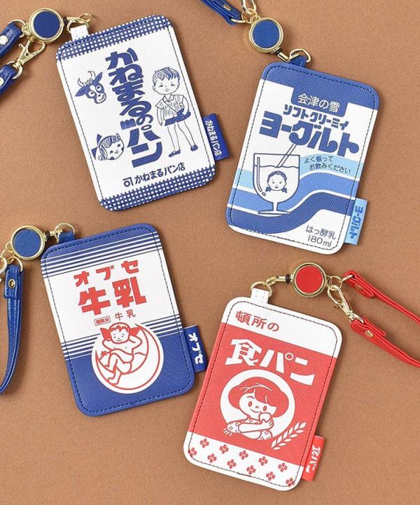 日本地元パン® 復古可愛票卡夾 拉繩證件套 日本雜貨, 地元パン, 票卡夾, 拉繩卡夾, 悠遊卡夾, 可愛小物, 識別證套, 證件套, 復古風, 通勤必備, 上學必備, 日本設計