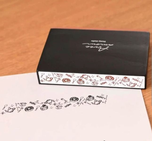 日系可愛甜點主題印章 日系可愛甜點印章, 手帳小物, 便條裝飾, 禮物包裝, 日本製, 文具控, 手作溫度, 甜點控, 下午茶風
