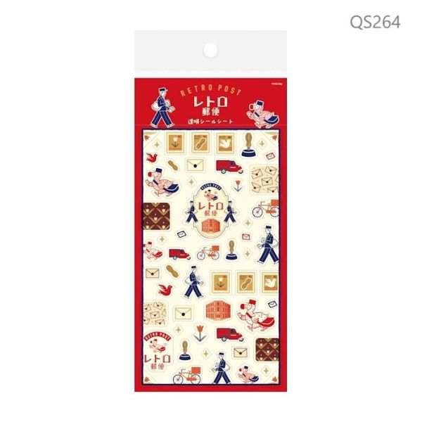古川紙工 ob1toy 昭和復古風透明貼紙 透明貼紙,古川紙工,ob1toy,日本貼紙