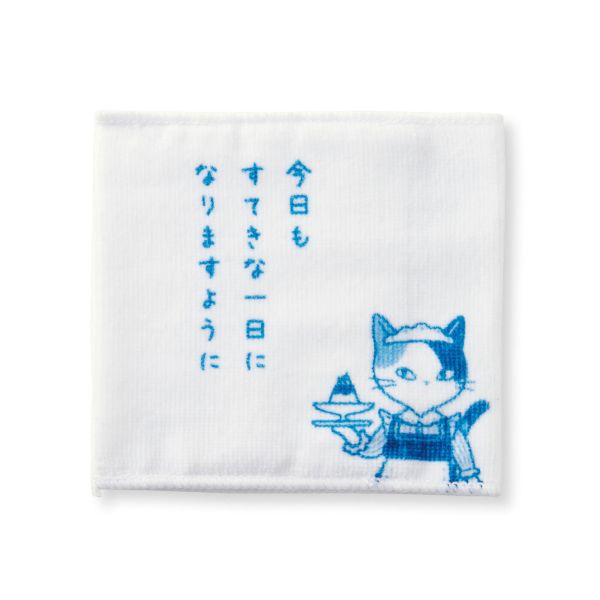 貓部 NEKOBU 純喫茶 7不思議 口袋杯墊毛巾 貓部, NEKOBU, 純喫茶, 7不思議, 杯墊毛巾, 口袋設計, 貓咪小物, 午茶時光, 雙用毛巾, 復古雜貨, 日本設計, 可愛生活