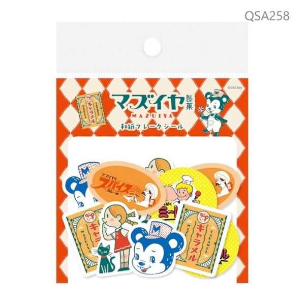 古川紙工 ob1toy 昭和復古風貼紙包 貼紙包,古川紙工,ob1toy,日本貼紙,昭和風