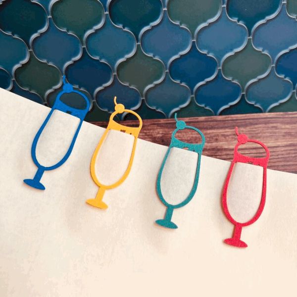 きのこ社 喫茶透明 奶油蘇打 紙製夾子組 木日社,日本文具,日本選物,喫茶透明,きのこ社,Kinokosya,紙製夾子,紙夾,文具夾,日本製文具,復古文具,昭和風文具,奶油蘇打,クリームソーダ,文具雜貨,環保文具,設計文具,日本創作品牌,手帳配件,文具控必收,木日社選物