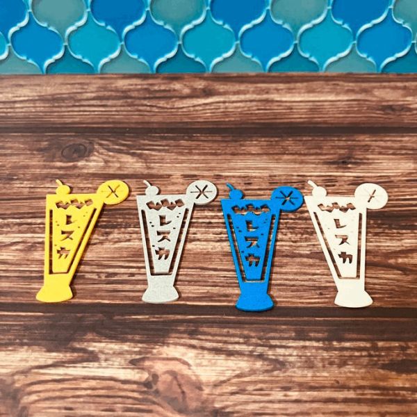 きのこ社 檸檬蘇打 紙製夾子組 木日社,日本文具,日本選物,きのこ社,Kinokosya,喫茶店文具,レスカ,檸檬蘇打,紙製夾子,文具夾,日本製文具,環保文具,復古文具,昭和風文具,文具雜貨,設計文具,喫茶系列,文具控必收,木日社選物