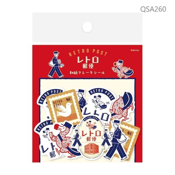 古川紙工 ob1toy 昭和復古風貼紙包 貼紙包,古川紙工,ob1toy,日本貼紙,昭和風