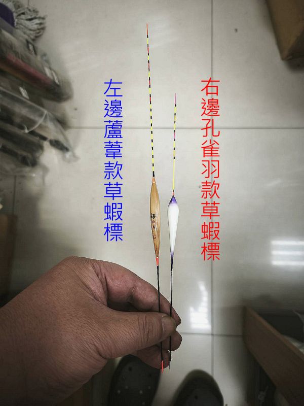 猛哥釣具 鬪魂草蝦皇斑節/草蝦天秤雙鉤線組(蘆葦標款/孔雀羽標款) 釣草蝦白蝦已綁好線組孔雀羽草蝦標草蝦鉤 