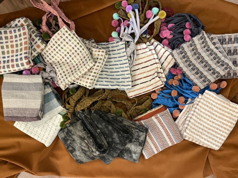 彩線包 三角包, 編織包, 草編包, 泰國包包, Madam CNX, 手提包, 肩背包, 夏日包包, 休閒包