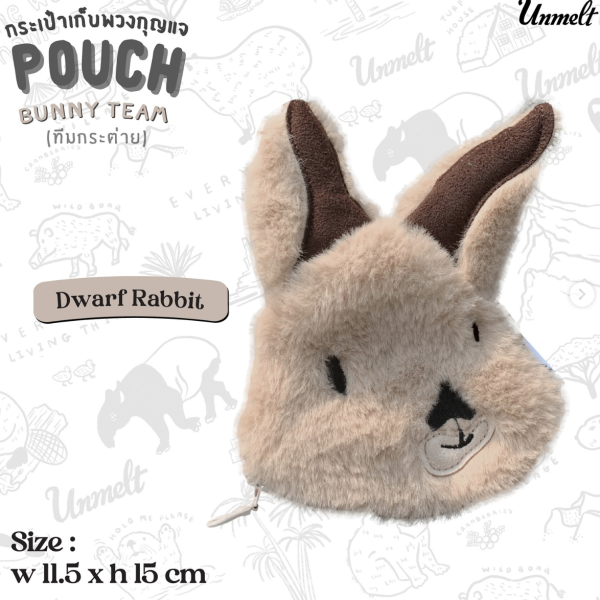 毛茸茸零錢小物包 Pouch (Wild  Family 野生家族） 野生家族, Urban Family, 動物零錢包, 毛絨零錢包, 可愛動物收納包, 禮盒零錢包, SoLaLa GOODS, 禮物推薦, 水豚, 樹懶, 海獺, 狐狸