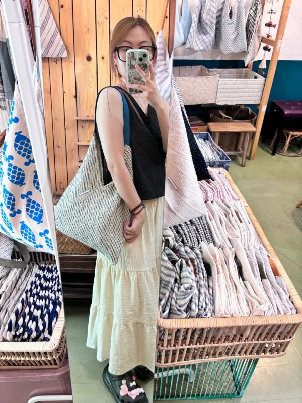 清邁羽角布包(三角包） 三角包, 編織包, 草編包, 泰國包包, Madam CNX, 手提包, 肩背包, 夏日包包, 休閒包