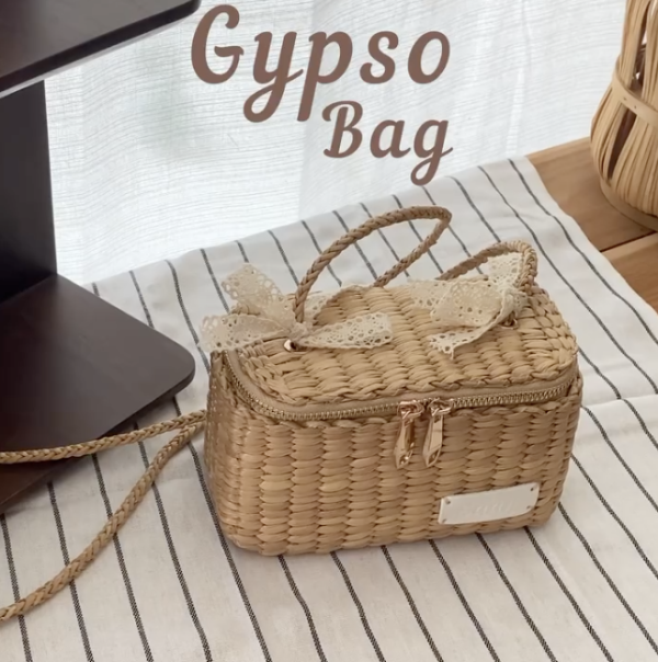 Gyspo Bag 滿天星包 Its Saan、泰國手工包、藤編包推薦、自然風包包、手工藝設計、編織包品牌
