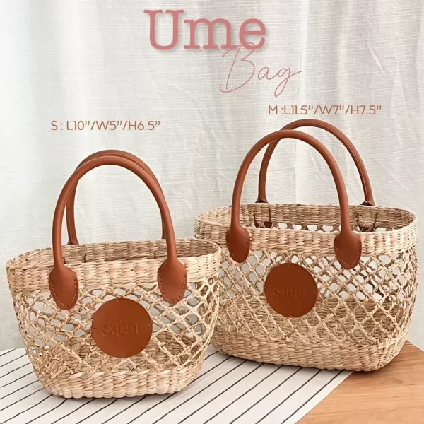 Ume Bag Its Saan、泰國手工包、藤編包推薦、自然風包包、手工藝設計、編織包品牌