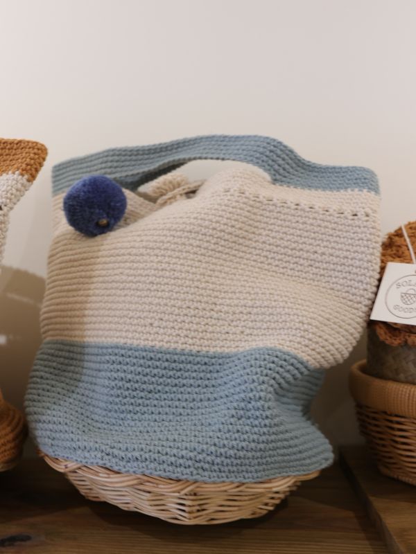 竹底全織布包 泰國草編包, 清邁手工包, 夏日度假包, 海邊沙灘包, 編織托特包, 泰國編織包