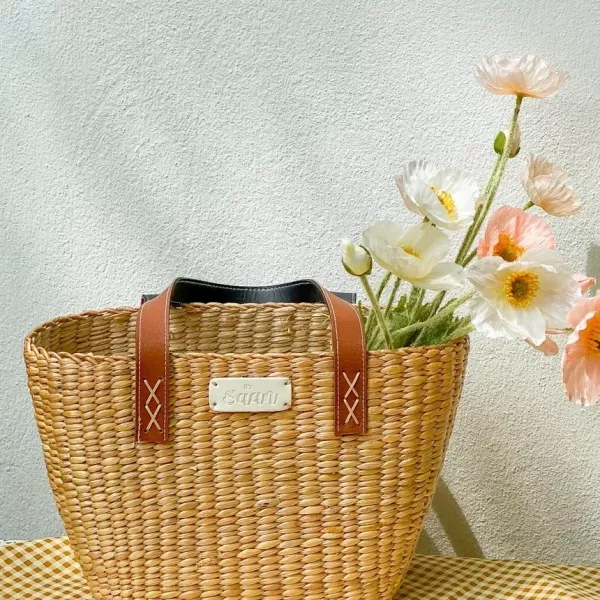 Marguerite Bag 雛菊包 Its Saan、泰國手工包、藤編包推薦、自然風包包、手工藝設計、編織包品牌