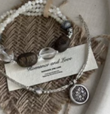 泰銀編織吊牌手鍊｜925銀 泰銀手鍊、青金石手鍊、天然水晶飾品、925純銀、民族風飾品、做舊銀飾、小眾設計、綠松石手鍊