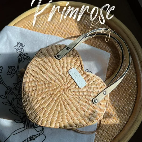 Primrose Bag 報春花包 Its Saan、泰國手工包、藤編包推薦、自然風包包、手工藝設計、編織包品牌