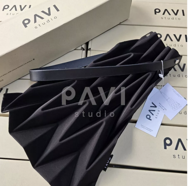 PAVI W摺疊肩背包 -W Pleat Bags PAVI 水桶包, 質感肩背包, 文青包推薦, 手作風水桶包, 百搭日常包