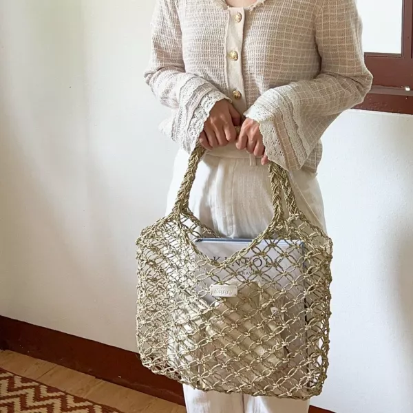 Salvia Bag 鼠尾草包 Its Saan、泰國手工包、藤編包推薦、自然風包包、手工藝設計、編織包品牌