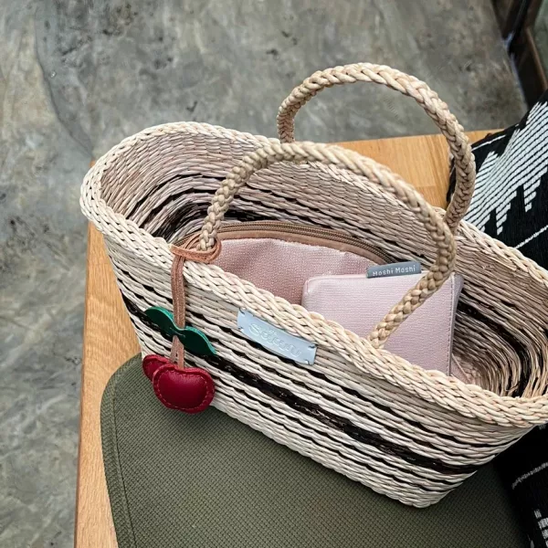 Chestnut Bag 栗子包 Its Saan、泰國手工包、藤編包推薦、自然風包包、手工藝設計、編織包品牌