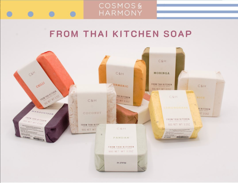 From Thai Kitchen 泰廚草本冷製皂｜香茅草本 泰國手工皂, 天然草本皂, 無香精肥皂, 泰廚草本皂, Cosmos & Harmony, SoLaLa GOODS