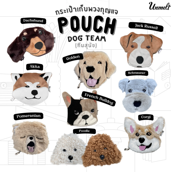 毛茸茸零錢小物包 Pouch (Urban Family 都會家族） 野生家族, Urban Family, 動物零錢包, 毛絨零錢包, 可愛動物收納包, 禮盒零錢包, SoLaLa GOODS, 禮物推薦, 水豚, 樹懶, 海獺, 狐狸