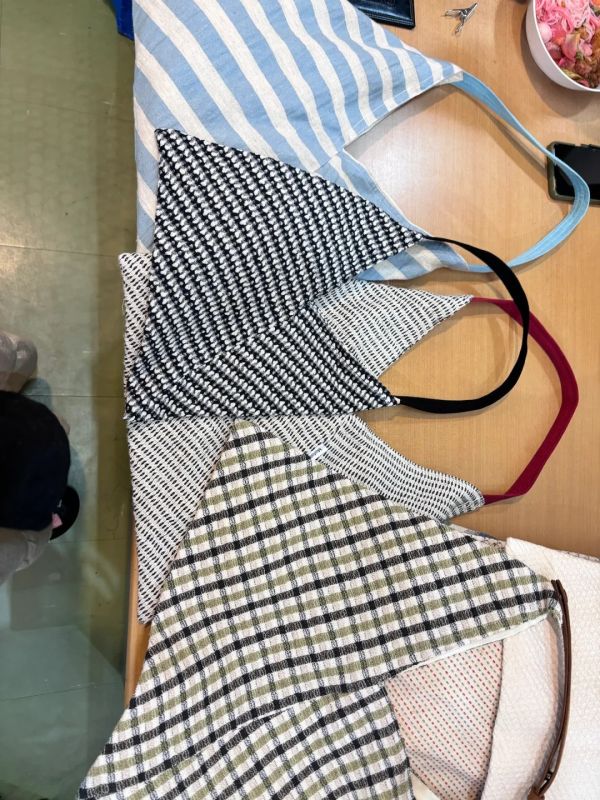 清邁羽角布包(三角包） 三角包, 編織包, 草編包, 泰國包包, Madam CNX, 手提包, 肩背包, 夏日包包, 休閒包