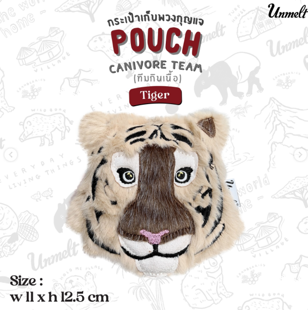 毛茸茸零錢小物包 Pouch (Wild  Family 野生家族） 野生家族, Urban Family, 動物零錢包, 毛絨零錢包, 可愛動物收納包, 禮盒零錢包, SoLaLa GOODS, 禮物推薦, 水豚, 樹懶, 海獺, 狐狸